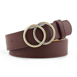 Vintage Black Double Round Belt