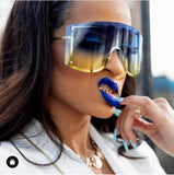 Blue Yellow Gradient Sunglasses