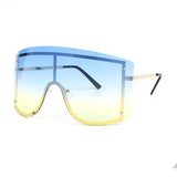 Blue Yellow Gradient Sunglasses