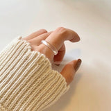 Transparent Acrylic Twisted Rings
