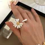 Flower Open Rings