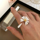 Flower Open Rings
