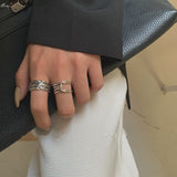 Retro Braided Rings