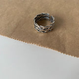 Retro Braided Rings