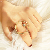 Pearl Crystal Ring