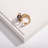 Pearl Crystal Ring