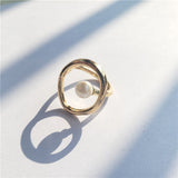 Pearl Crystal Ring