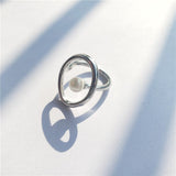 Pearl Crystal Ring