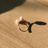 Pearl Crystal Ring