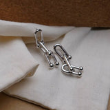 Long  Metal Chain Earrings