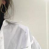 Minimalist Metal Line Earrings