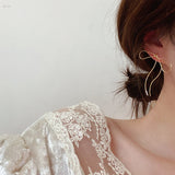 Minimalist Hollow Line Earrings