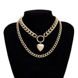 Love Heart Pendants Necklaces