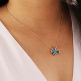 Cute Butterfly Pendant Necklace