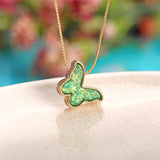 Cute Butterfly Pendant Necklace