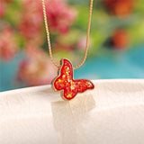 Cute Butterfly Pendant Necklace