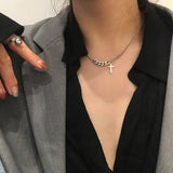Cross Choker Necklace