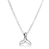 Mermaid Tail Heart Necklace