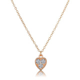 Mermaid Tail Heart Necklace