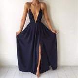 Sexy V-Neck Low-Cut  Dress