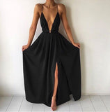 Sexy V-Neck Low-Cut  Dress