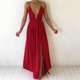 Sexy V-Neck Low-Cut  Dress