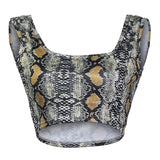 Snake Skin Print Tank Top