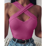 Sexy Coss Design Sleeveless