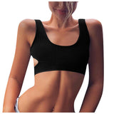 Sleeveless Solid Cut