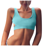 Sleeveless Solid Cut