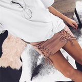 Leather Suede Skirt