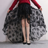 symmetrical Floor-Length Skirts