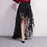 symmetrical Floor-Length Skirts