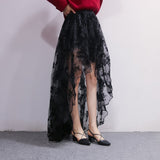 symmetrical Floor-Length Skirts