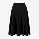 Pleated Above-Knee Skirts