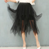 Irregular Mesh Skirts