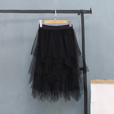 Irregular Mesh Skirts