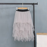 Irregular Mesh Skirts