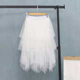 Irregular Mesh Skirts