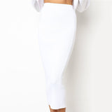 Black White Long Skirt