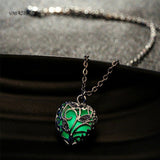 Dark luminous Pendant Necklaces