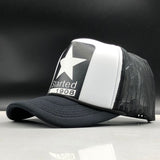 Black Leopard Print Baseball Caps