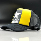 Black Leopard Print Baseball Caps