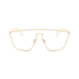 Gold Clear Eyeglasses